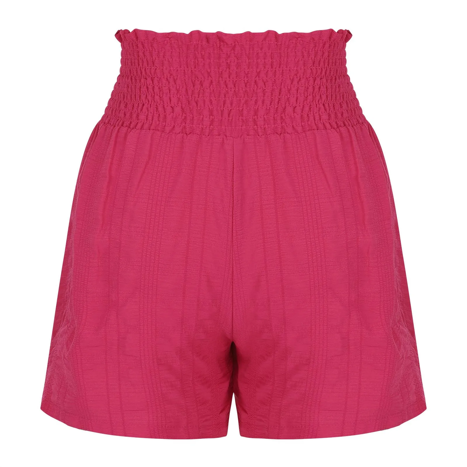 Clothing Summer Fashion Solid Color Drawstring Shorts display picture 22