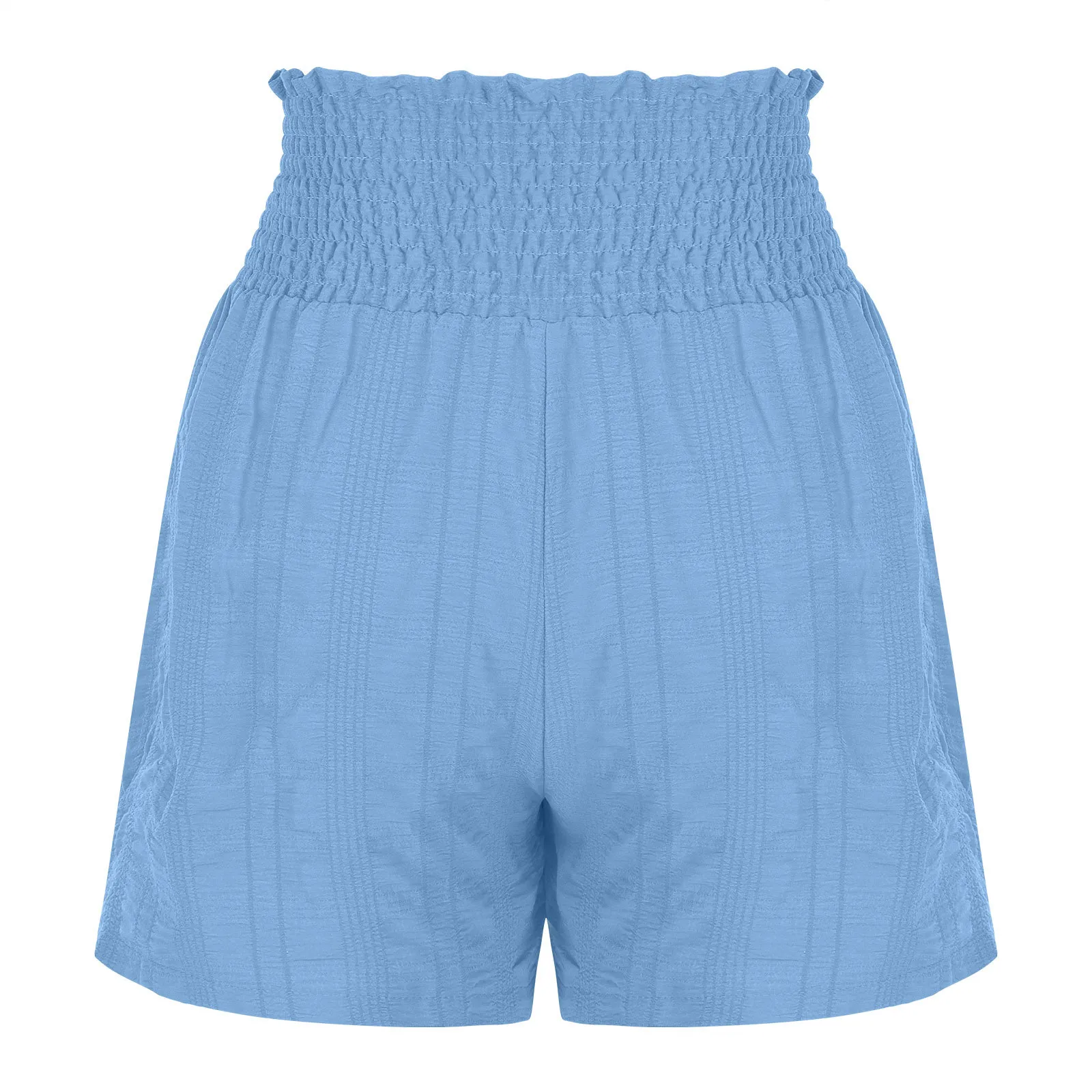 Clothing Summer Fashion Solid Color Drawstring Shorts display picture 32