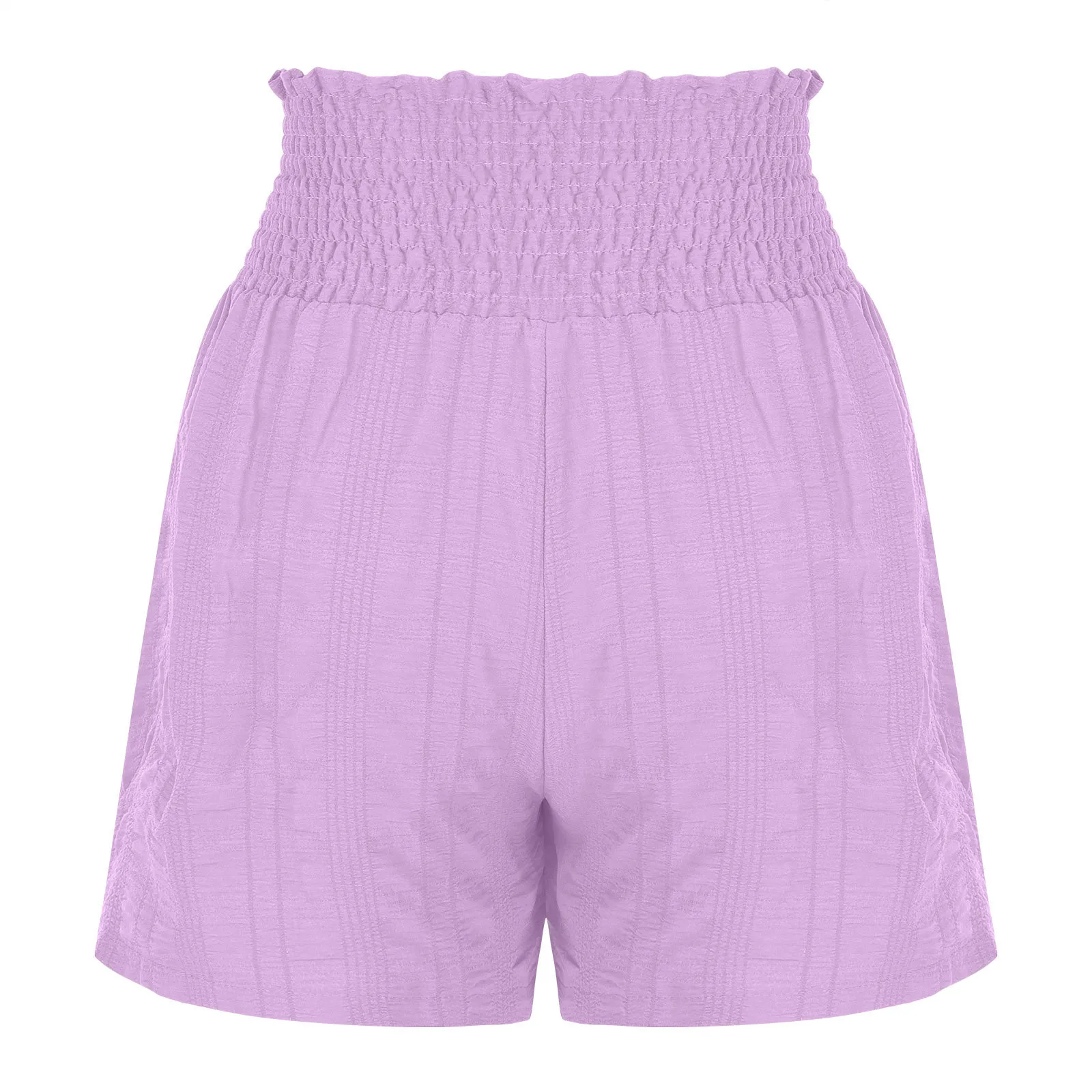 Clothing Summer Fashion Solid Color Drawstring Shorts display picture 33