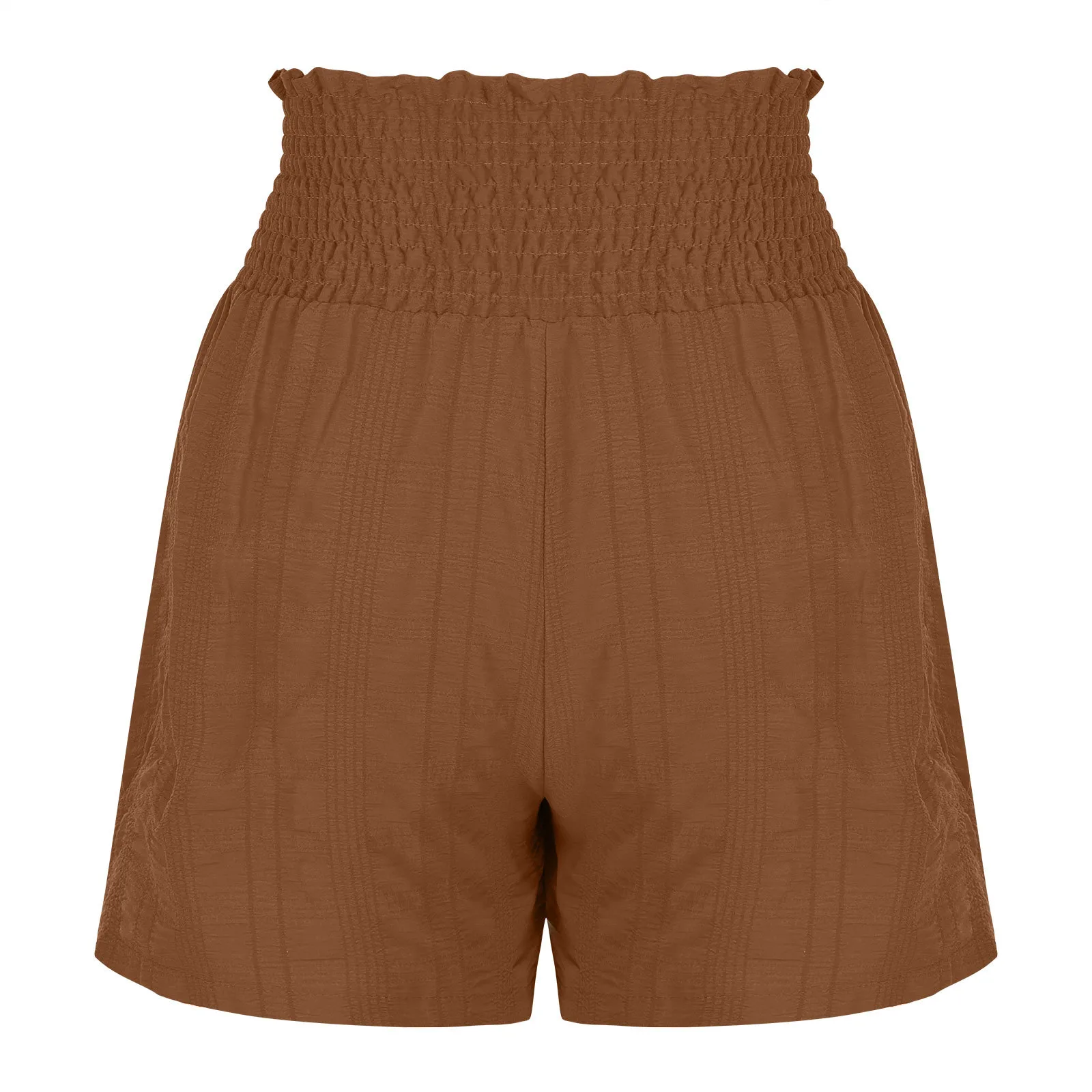 Clothing Summer Fashion Solid Color Drawstring Shorts display picture 38