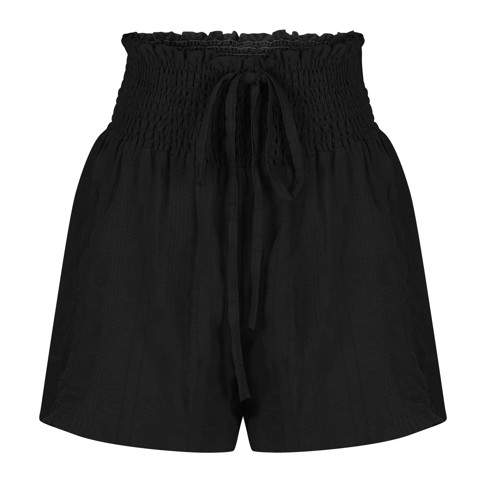 Clothing Summer Fashion Solid Color Drawstring Shorts display picture 43