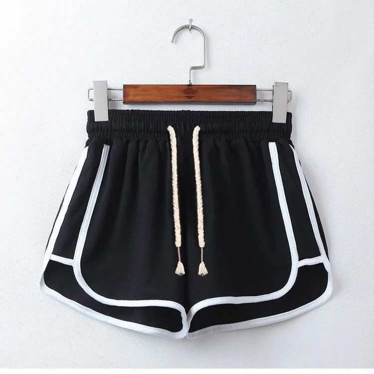 Women's Summer Thin Sports Shorts, A-Line Three-Point Shorts, High-Waisted Slimming Loose Casual Shorts display picture 1
