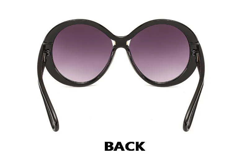 New Round Frame Women's Sunglasses Men's  Large Frame  Color Contrast Fashion Personalized Sunglasses 4012 display picture 7