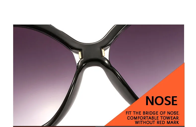 New Round Frame Women's Sunglasses Men's  Large Frame  Color Contrast Fashion Personalized Sunglasses 4012 display picture 16