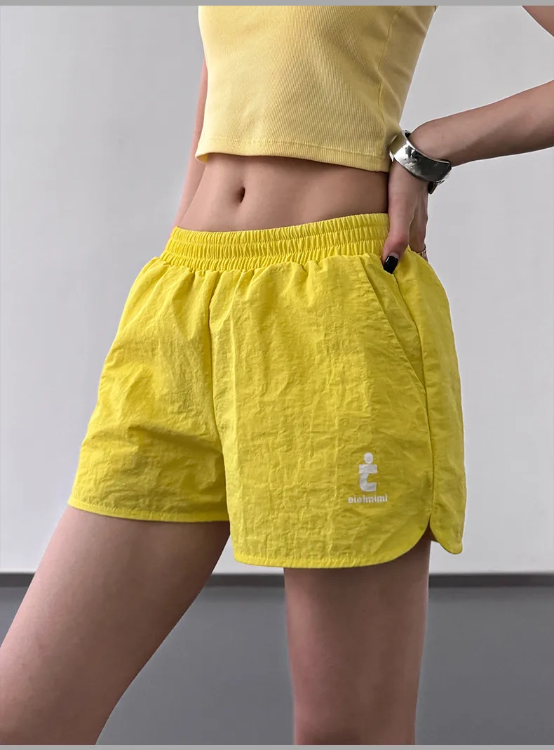 Summer American Spice Girls West Coast Sports Shorts Dopamine Loose Casual Slimming Hot Pants Quick-drying display picture 2