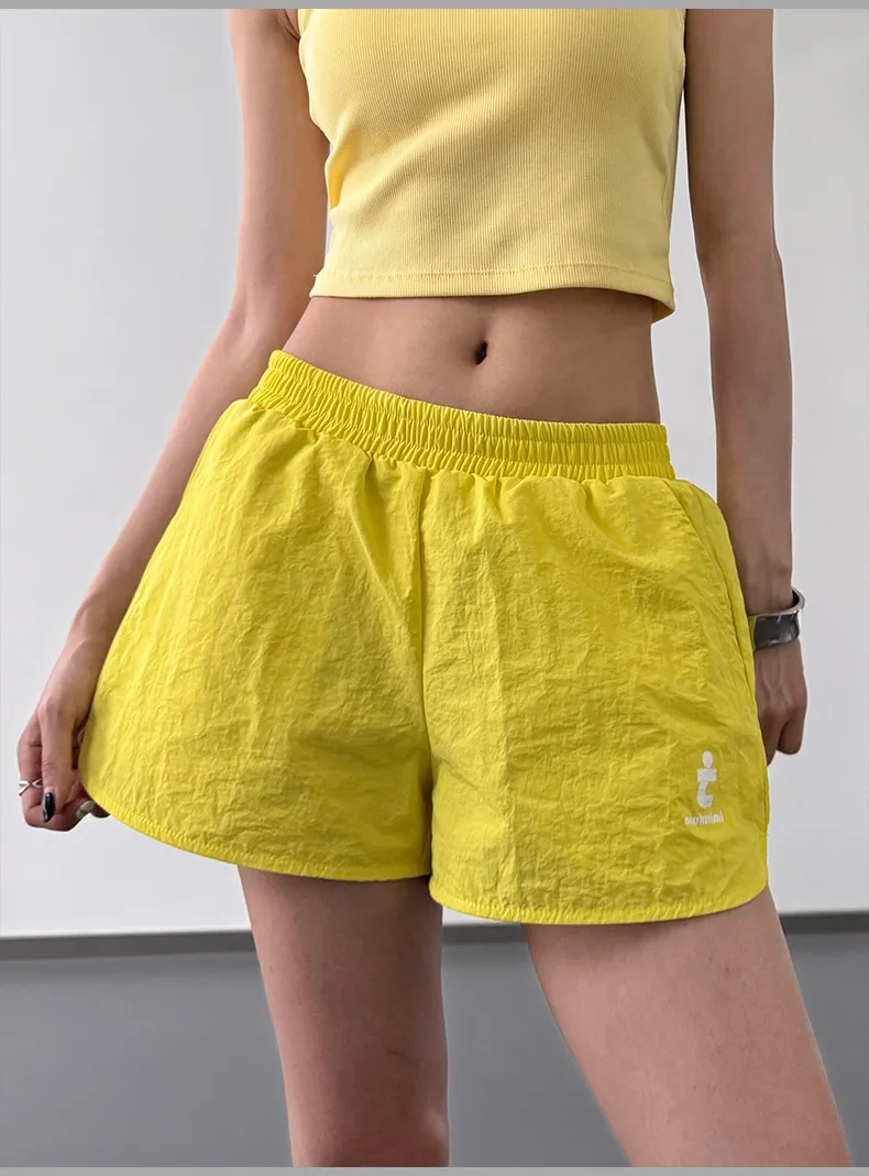 Summer American Spice Girls West Coast Sports Shorts Dopamine Loose Casual Slimming Hot Pants Quick-drying display picture 3