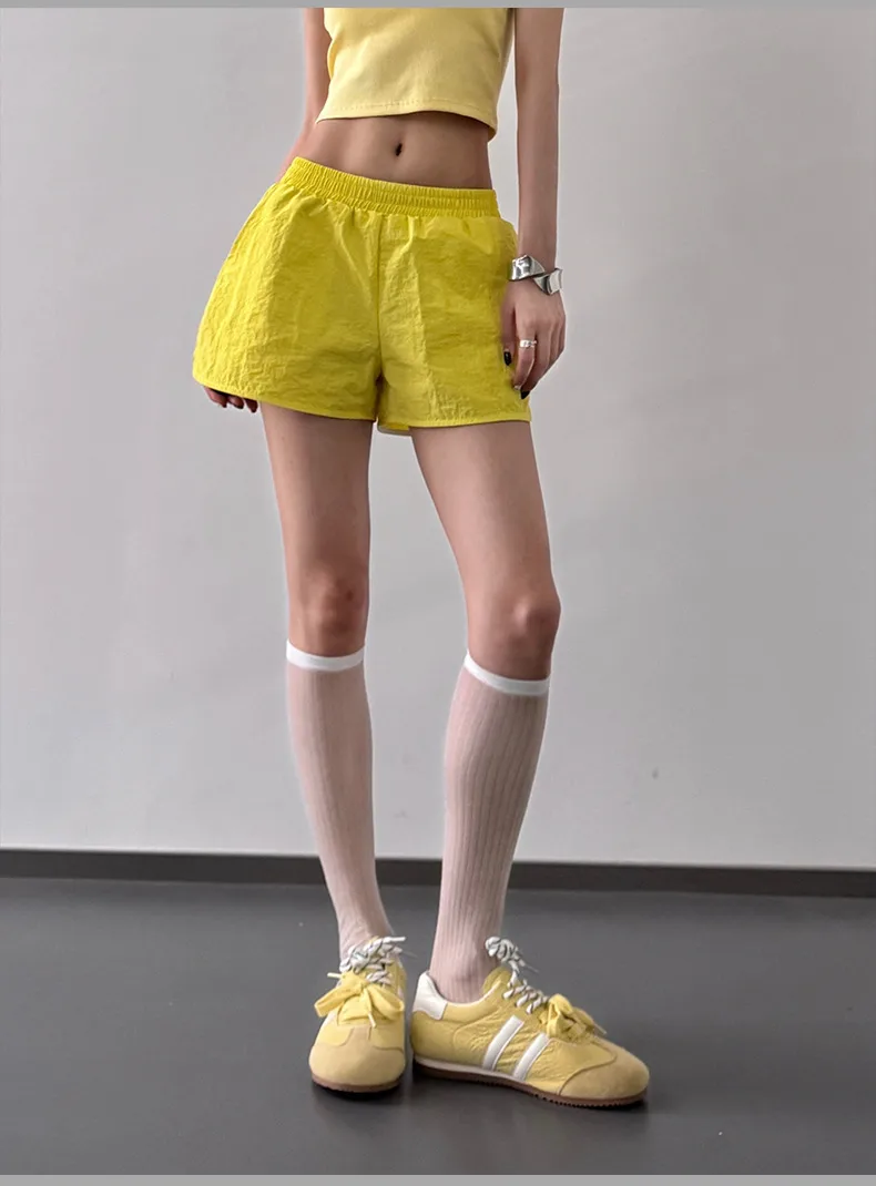 Summer American Spice Girls West Coast Sports Shorts Dopamine Loose Casual Slimming Hot Pants Quick-drying display picture 6
