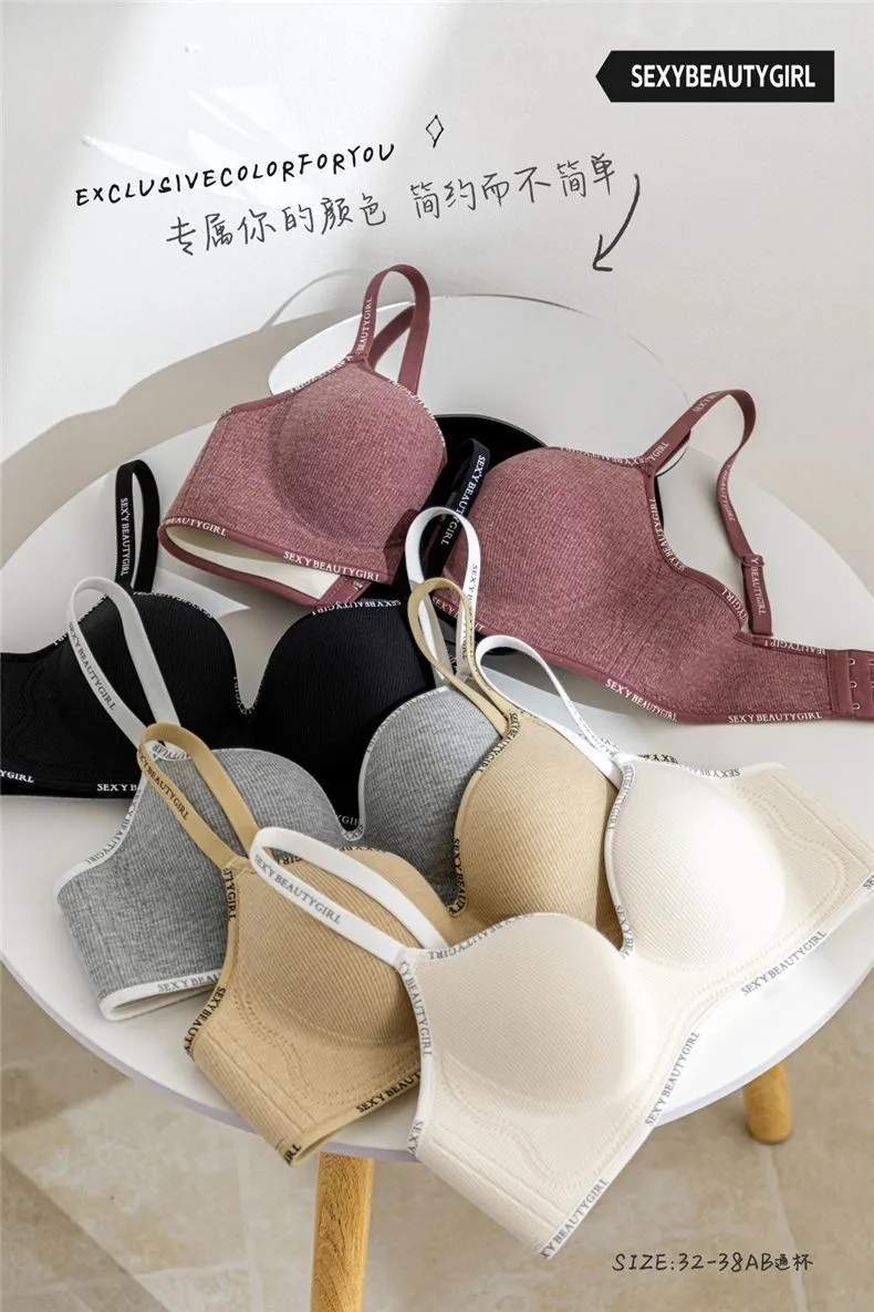 Southeast Asia Explosions Underwear Women's Small Chest Gathering No Steel Ring Adjustable Bra display picture 1