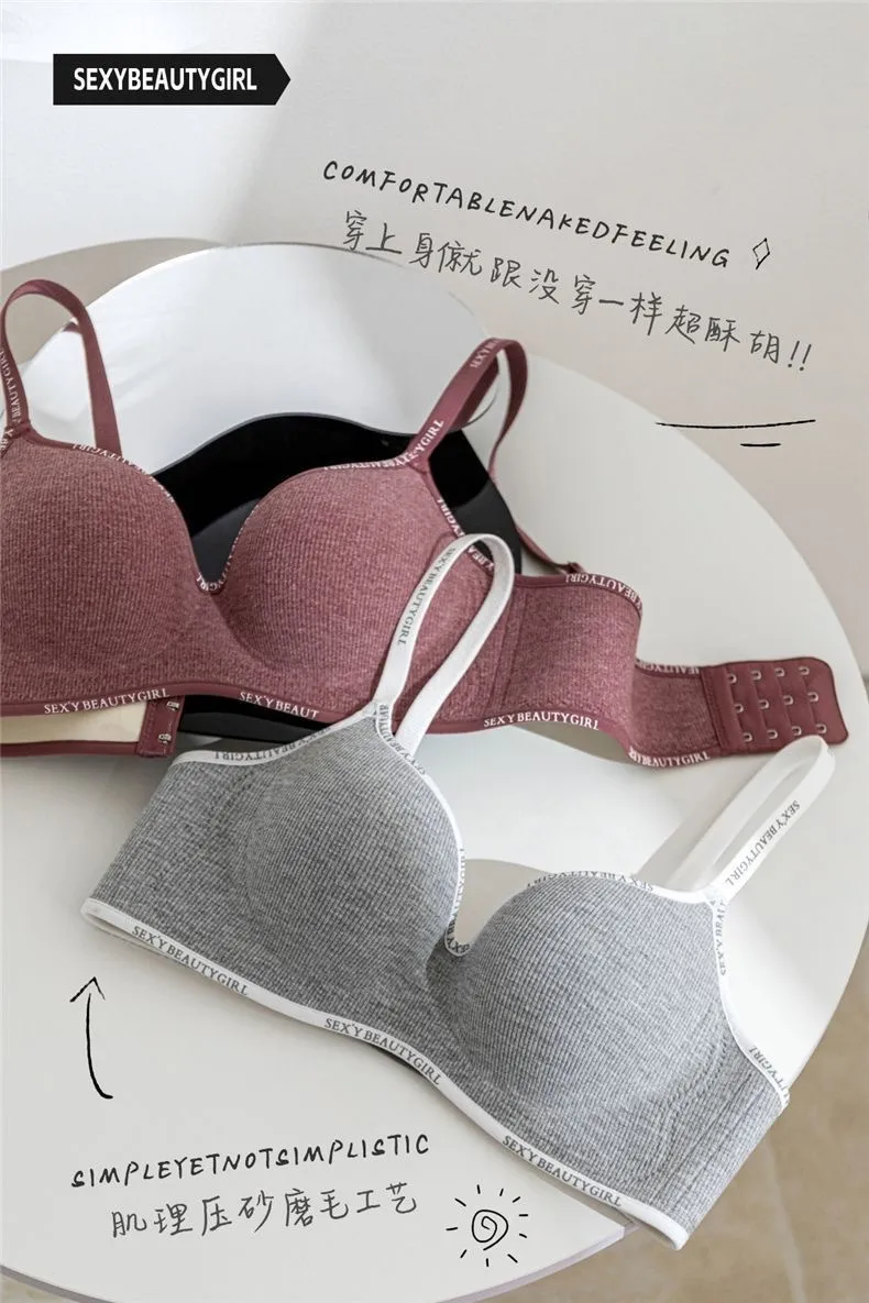 Southeast Asia Explosions Underwear Women's Small Chest Gathering No Steel Ring Adjustable Bra display picture 15