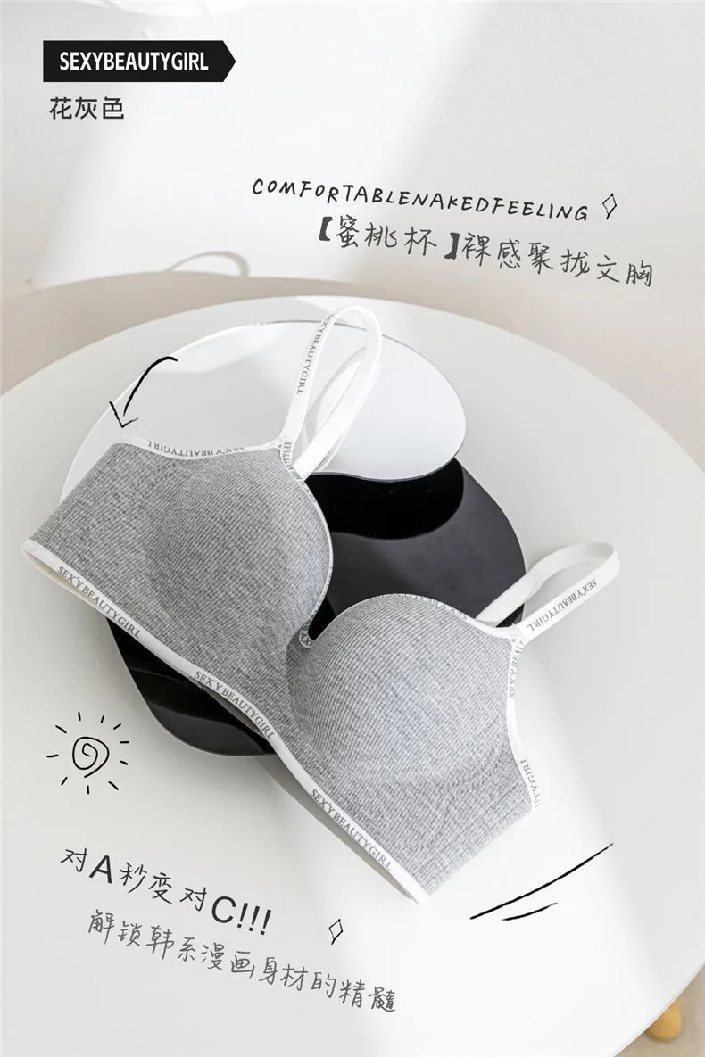 Southeast Asia Explosions Underwear Women's Small Chest Gathering No Steel Ring Adjustable Bra display picture 16