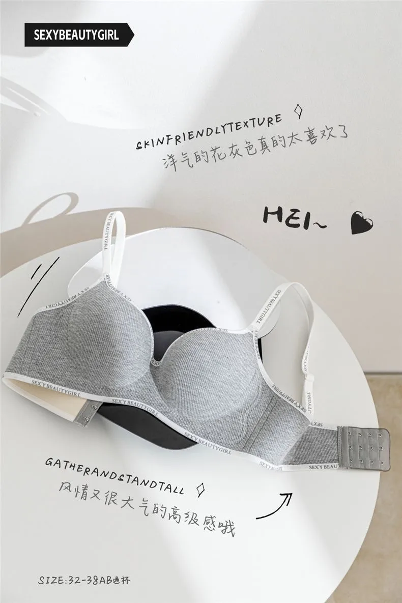 Southeast Asia Explosions Underwear Women's Small Chest Gathering No Steel Ring Adjustable Bra display picture 17