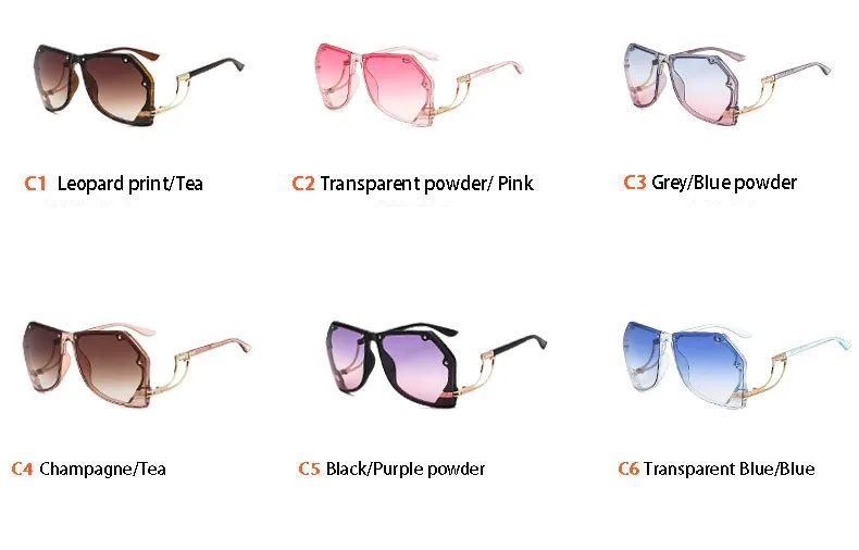 New  Funny Personalized Trendy Irregular Sunglasses Legs  Fashion Sunglasses For Men And Women 2763 display picture 5