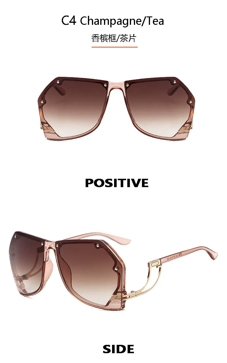New  Funny Personalized Trendy Irregular Sunglasses Legs  Fashion Sunglasses For Men And Women 2763 display picture 9