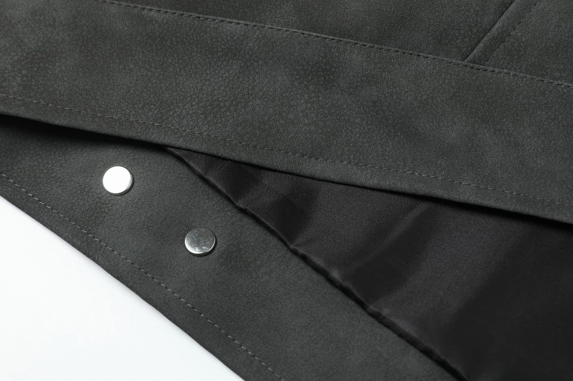 Jiayiku Fashion Brand  Spring New American Retro Harrington Loose PU Leather Coat Motorcycle Jacket For Men display picture 14