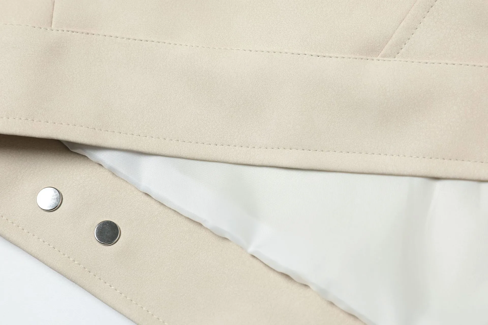 Jiayiku Fashion Brand  Spring New American Retro Harrington Loose PU Leather Coat Motorcycle Jacket For Men display picture 25