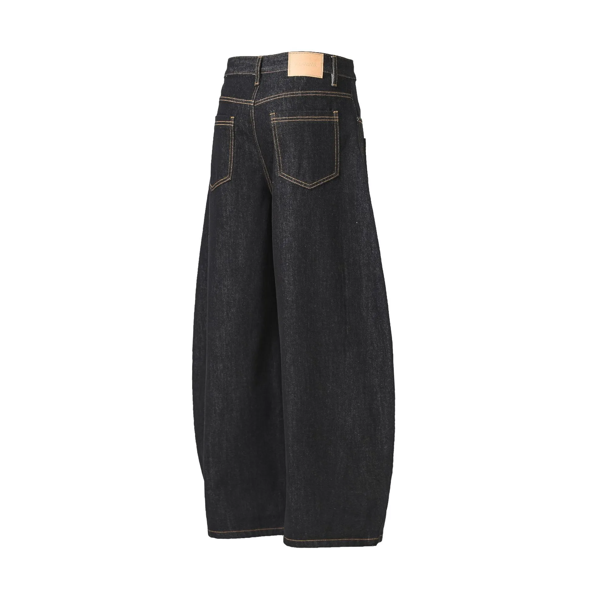 Jiayiku Men's  New American Vintage Embroidered Washed Jeans Men's And Women's Vibe Machete Wide Leg Pants display picture 5