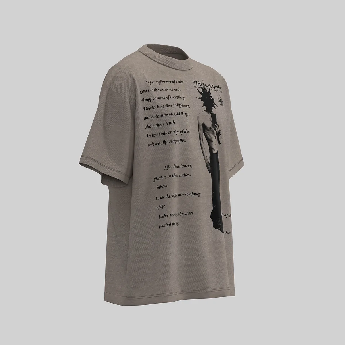 Jiayiku Men's  Summer New American Street Hip Hop Fashion Brand Culture Shirt Creative Character Printed T-shirt display picture 11