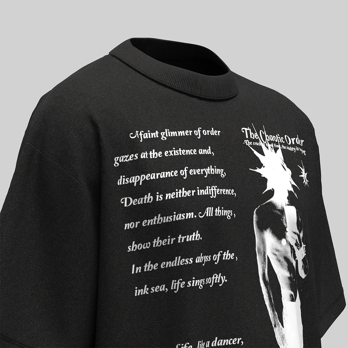 Jiayiku Men's  Summer New American Street Hip Hop Fashion Brand Culture Shirt Creative Character Printed T-shirt display picture 20