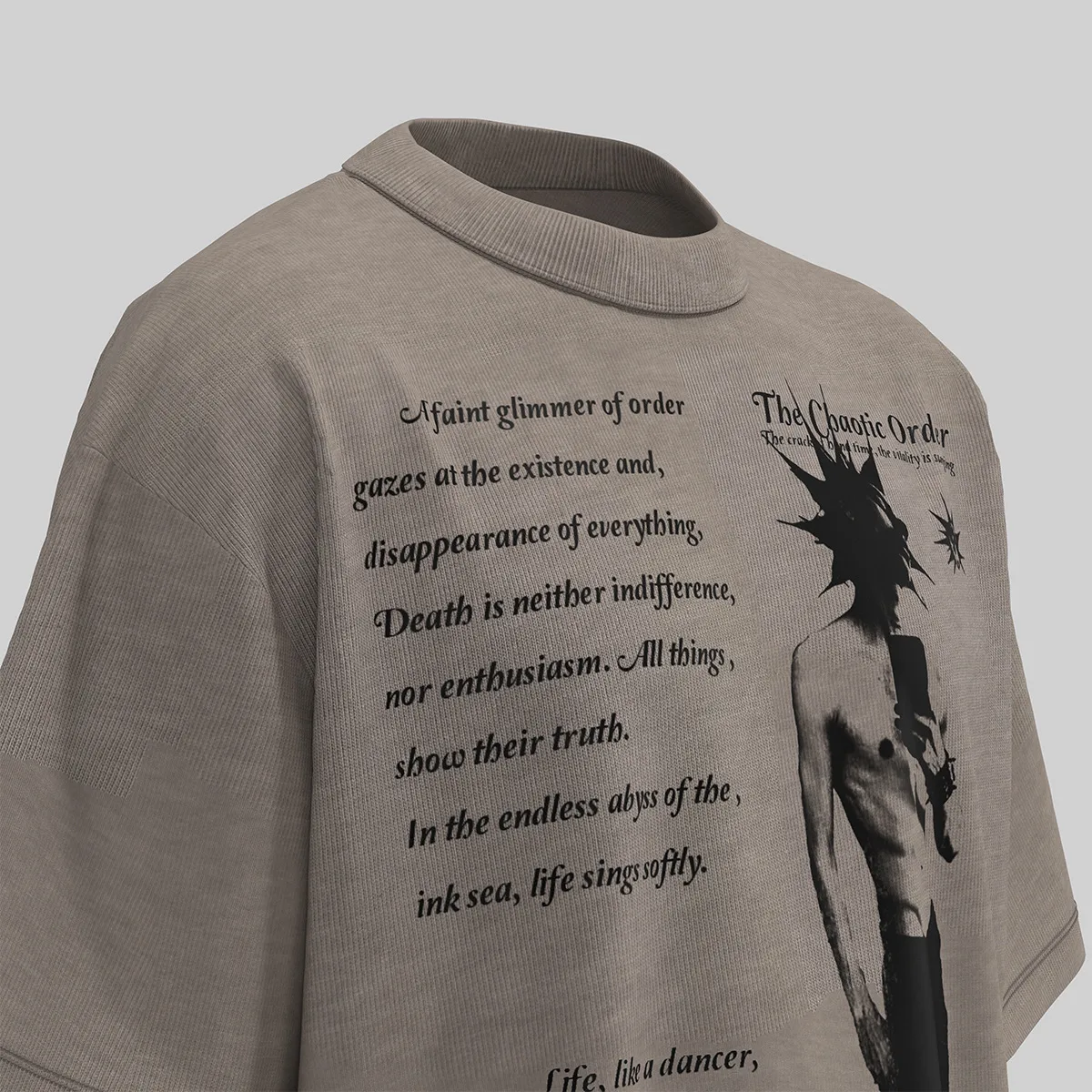 Jiayiku Men's  Summer New American Street Hip Hop Fashion Brand Culture Shirt Creative Character Printed T-shirt display picture 23