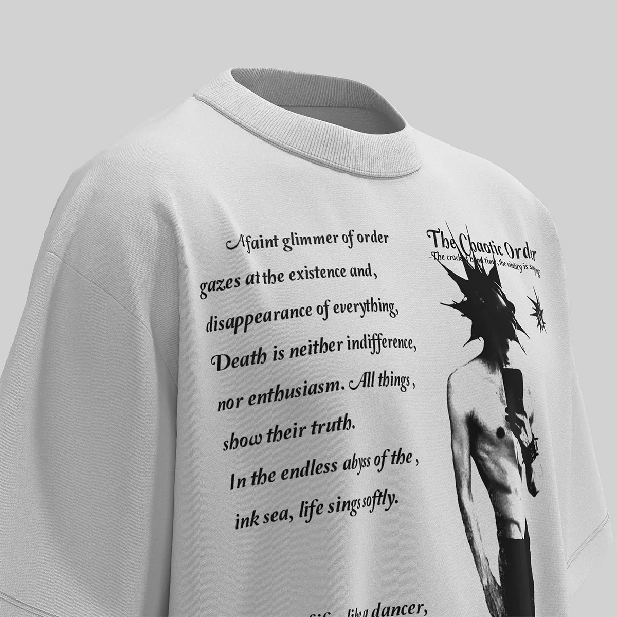Jiayiku Men's  Summer New American Street Hip Hop Fashion Brand Culture Shirt Creative Character Printed T-shirt display picture 25