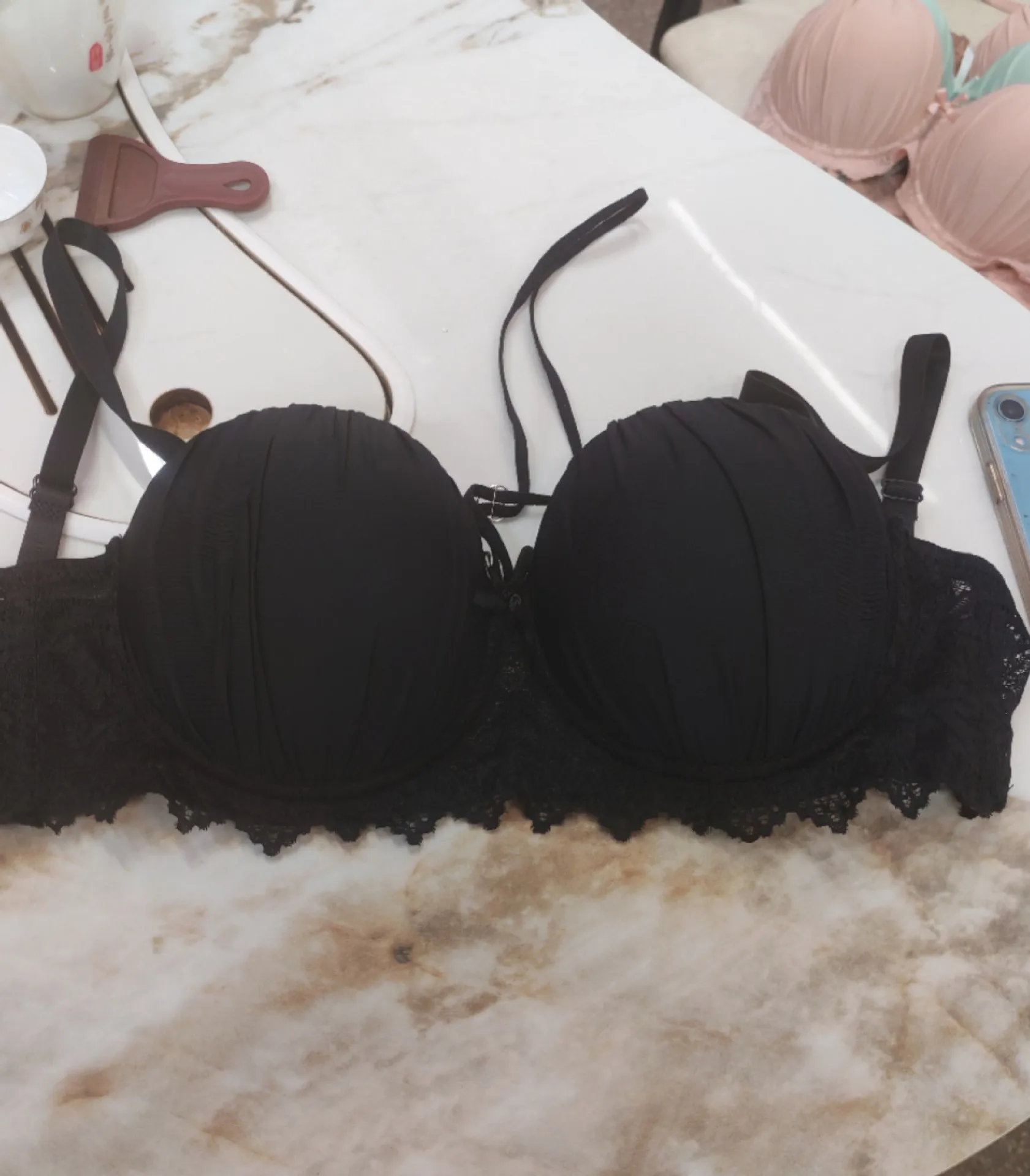 Foreign Single Underwear Women's Distribution On Behalf Of Overseas Sources Of Knitted Steel Ring Bra Foreign Trade Explosions Gathered Bra display picture 24