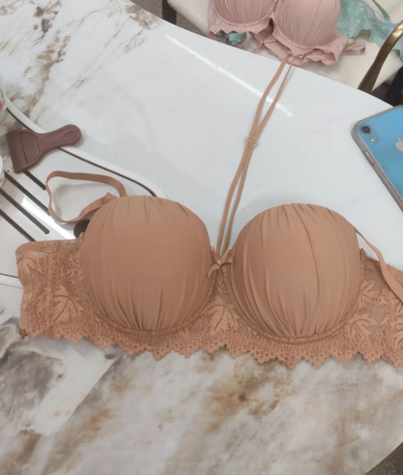 Foreign Single Underwear Women's Distribution On Behalf Of Overseas Sources Of Knitted Steel Ring Bra Foreign Trade Explosions Gathered Bra display picture 29