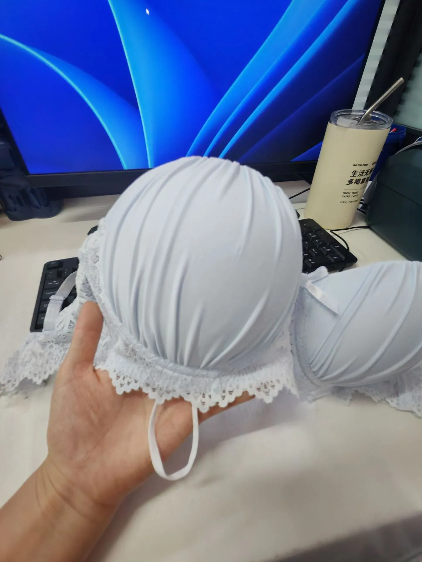 Foreign Single Underwear Women's Distribution On Behalf Of Overseas Sources Of Knitted Steel Ring Bra Foreign Trade Explosions Gathered Bra display picture 35