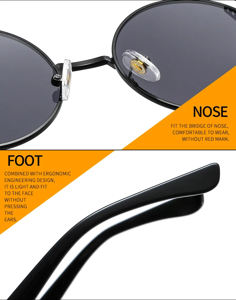 T22027 Punk Metal Mesh Decorative Modern Sunglasses Personality Trend Internet Celebrity Ins Retro Men's And Women's Sunglasses display picture 16