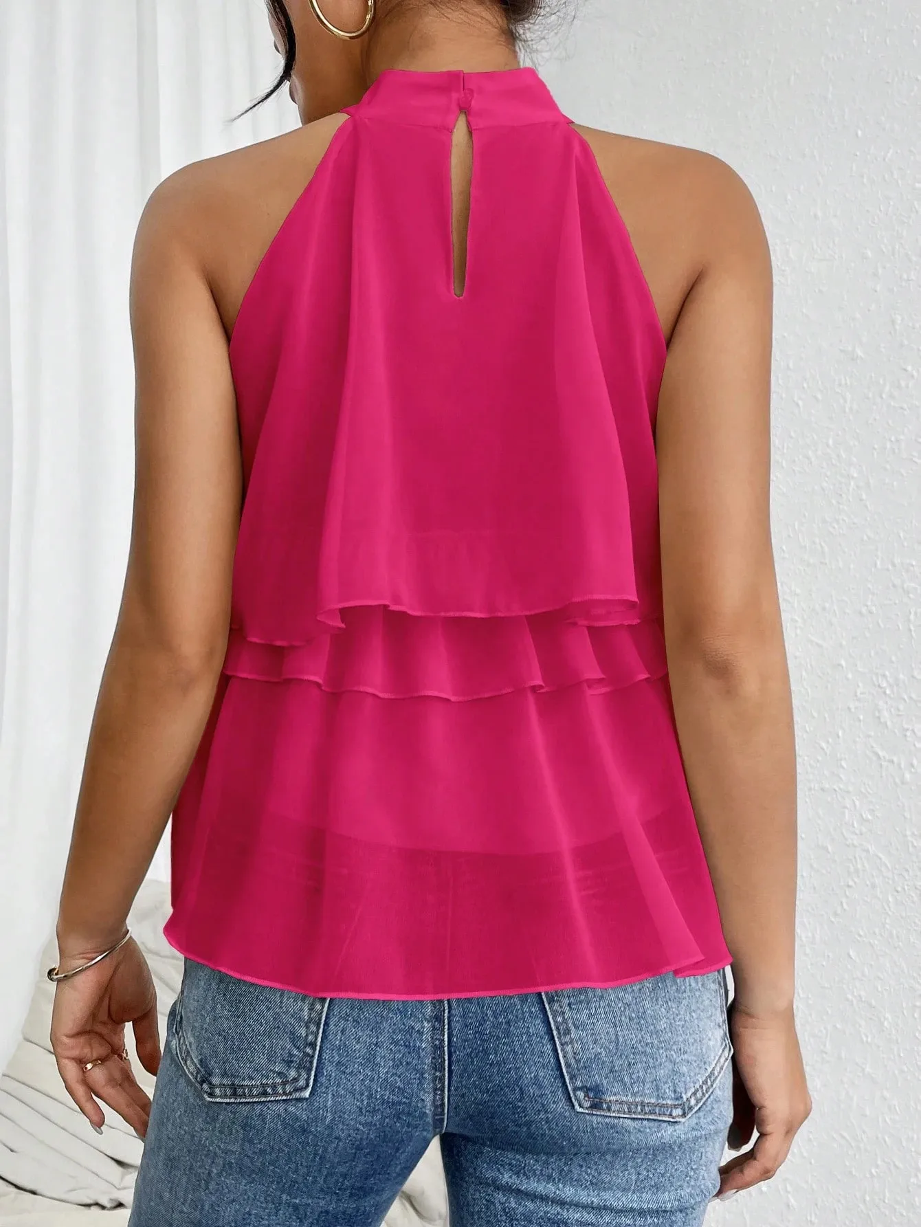 Fashion Casual Summer New French Shoulder Neck Ear Small Shirt Short Top display picture 28