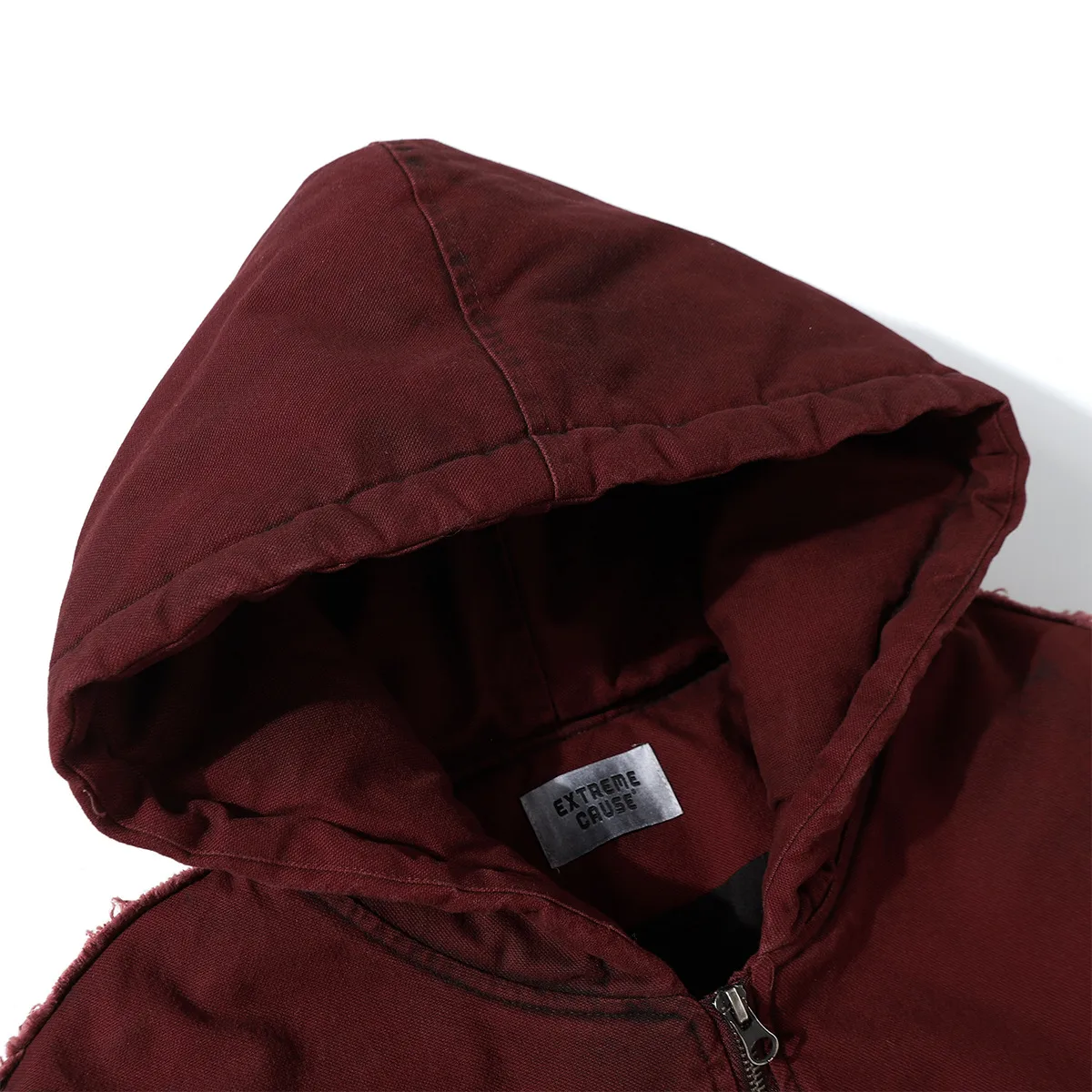 Jiayiku Tide Brand  Winter New Waste Earth Style American Street Dirty Dyed Rough Edge Old Thickened Warm Cotton-padded Jacket display picture 18
