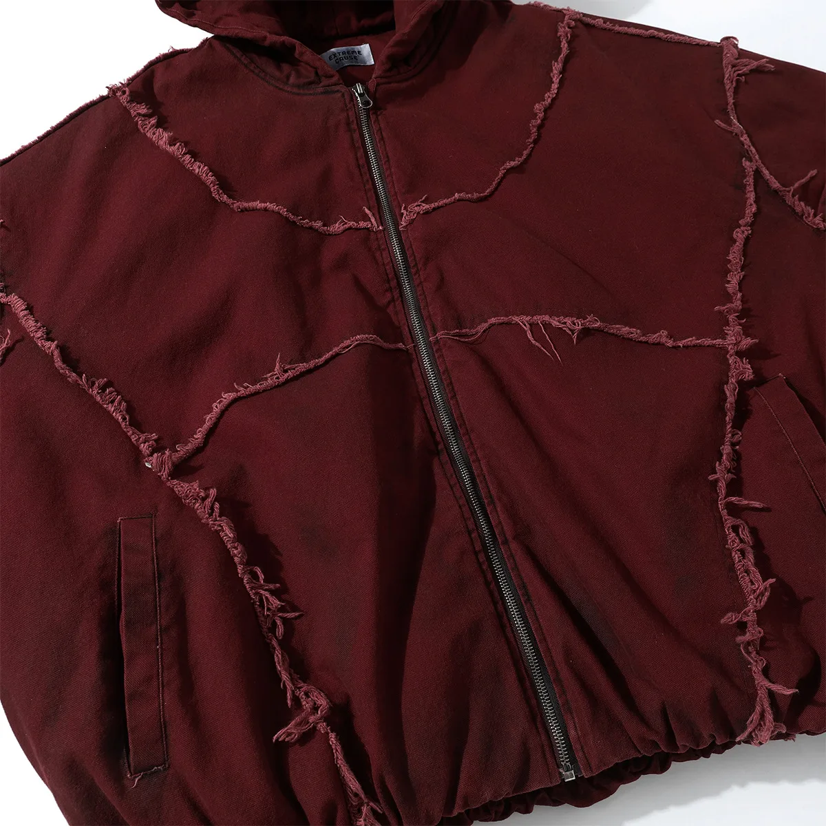 Jiayiku Tide Brand  Winter New Waste Earth Style American Street Dirty Dyed Rough Edge Old Thickened Warm Cotton-padded Jacket display picture 19