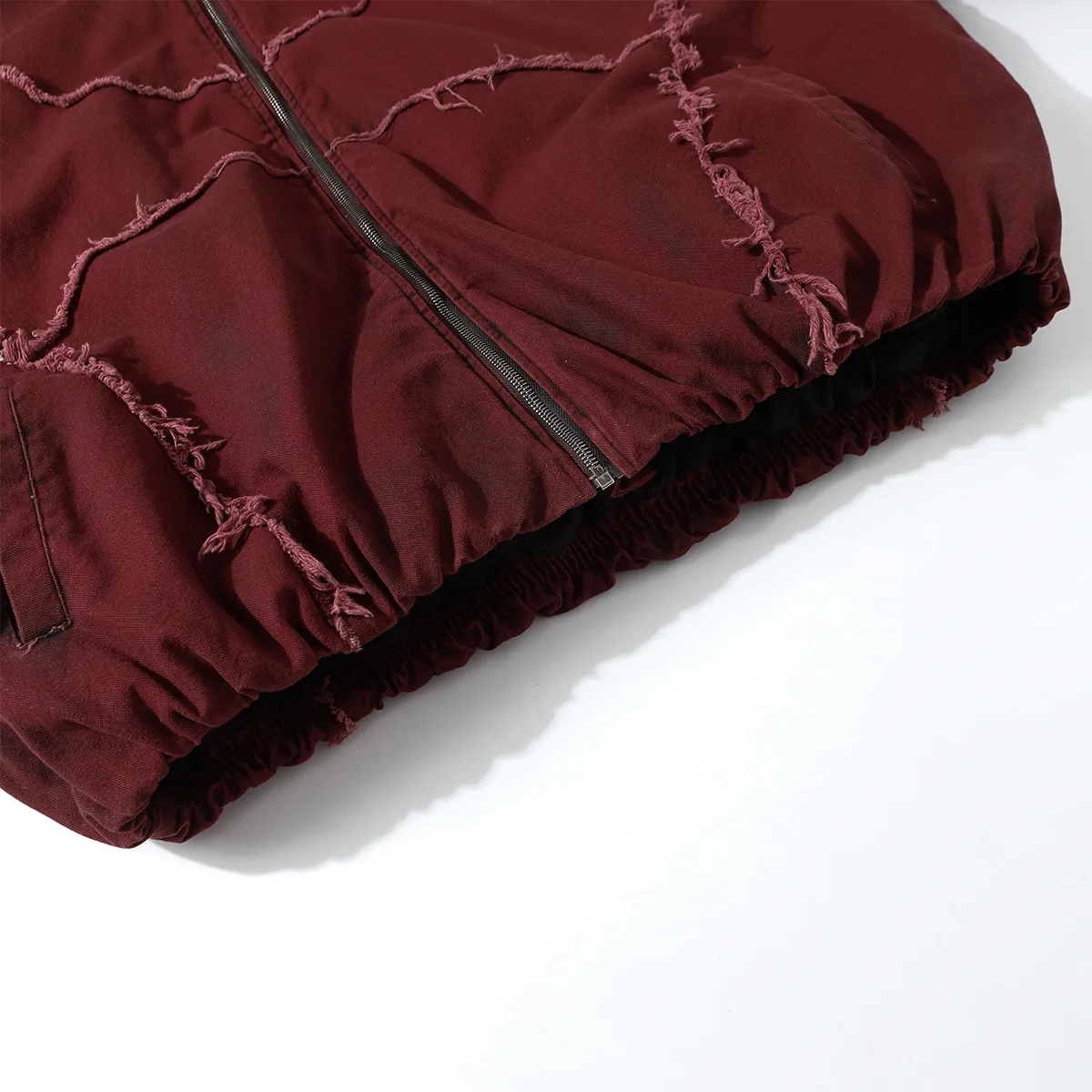 Jiayiku Tide Brand  Winter New Waste Earth Style American Street Dirty Dyed Rough Edge Old Thickened Warm Cotton-padded Jacket display picture 21