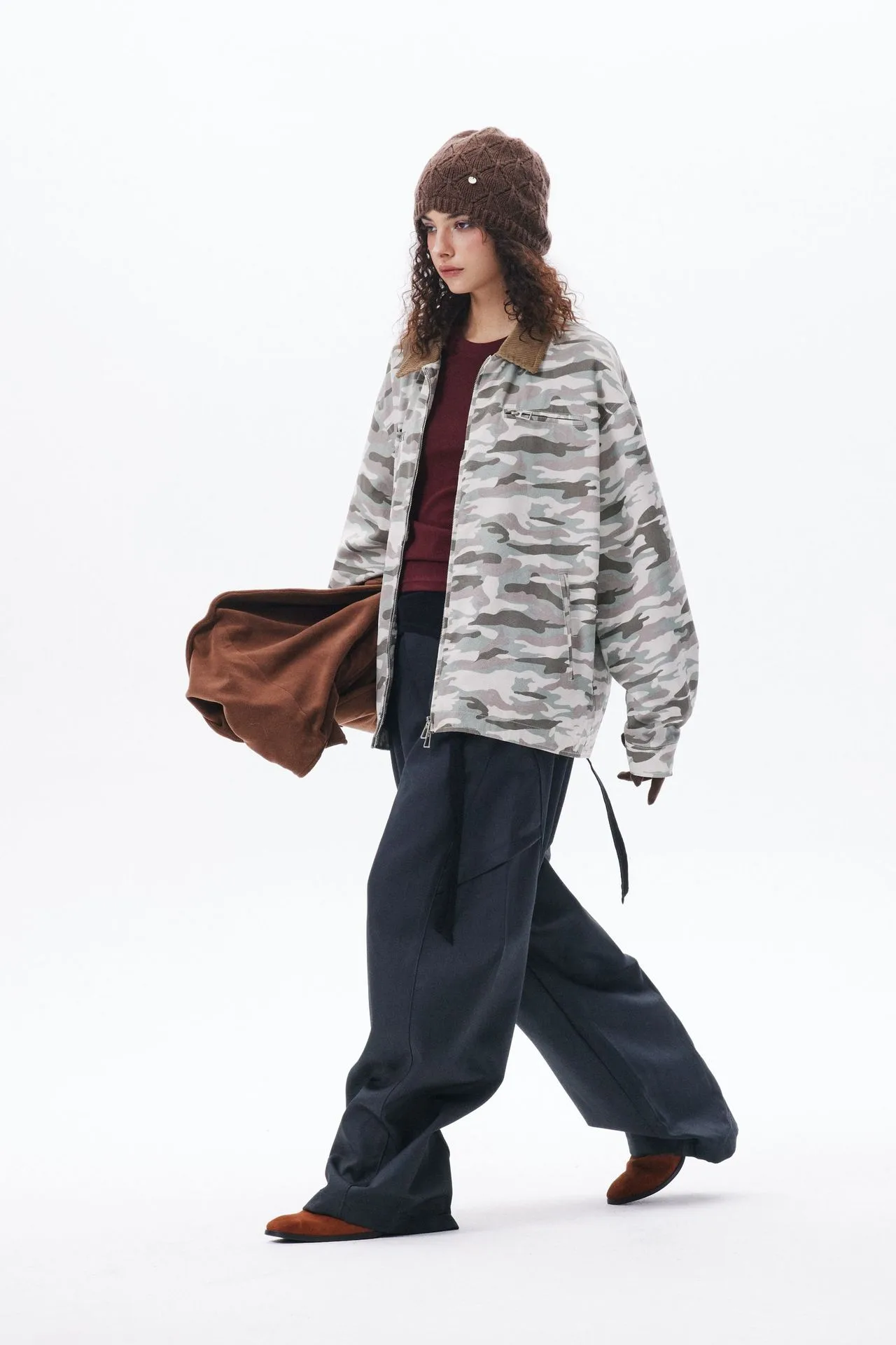 Jiayiku Fashion Brand  Spring New American Street Retro Vibe Camouflage Military Jacket Couple Jacket display picture 6