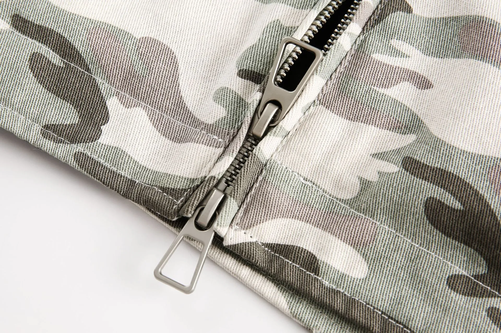 Jiayiku Fashion Brand  Spring New American Street Retro Vibe Camouflage Military Jacket Couple Jacket display picture 20