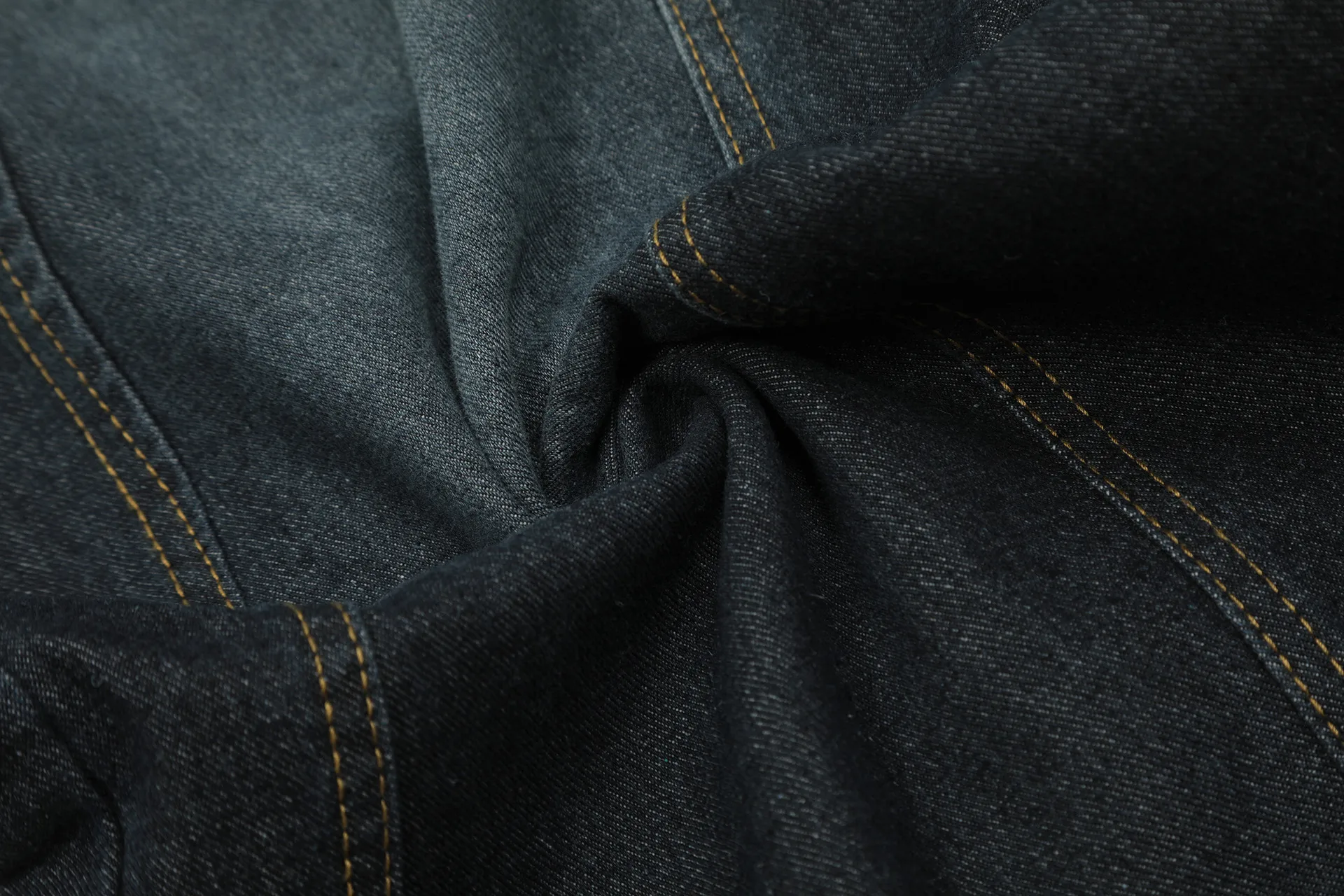 Jiayiku Fashion Brand  American Vintage Vibe Personalized Stitching Washed Jeans Men's And Women's Wide Leg Machete Trousers display picture 20