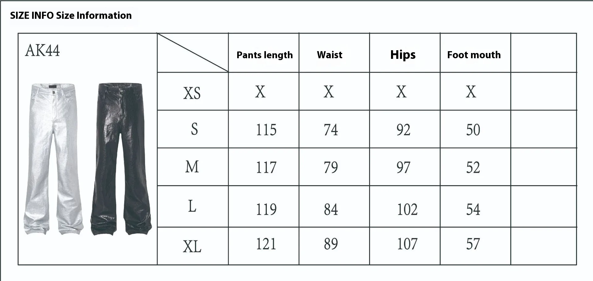 Jiayiku Fashion Brand  Autumn New High Street American Motorcycle Leather Pants Micro-la Niche Crocodile Pattern Wide-leg Pants display picture 1