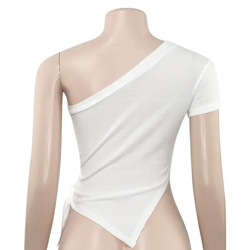 C020TP    Summer New Fashion Slant Collar Sleeveless Strap Split Vest Printed Women's Top display picture 12