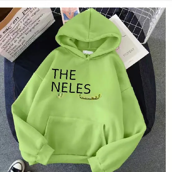 Wholesale Autumn And Winter Sweater Women's Fleece-lined Hooded Pullover Loose Printed Plus Size Velvet Coat Ins Trendy Women display picture 2
