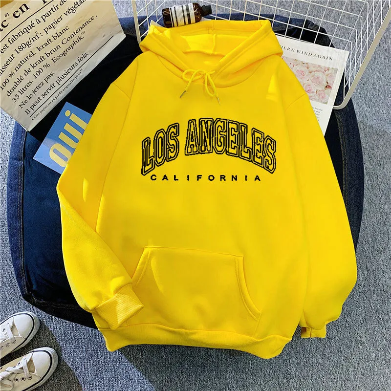 Wholesale Autumn And Winter Sweater Women's Fleece-lined Hooded Pullover Loose Printed Plus Size Velvet Coat Ins Trendy Women display picture 7