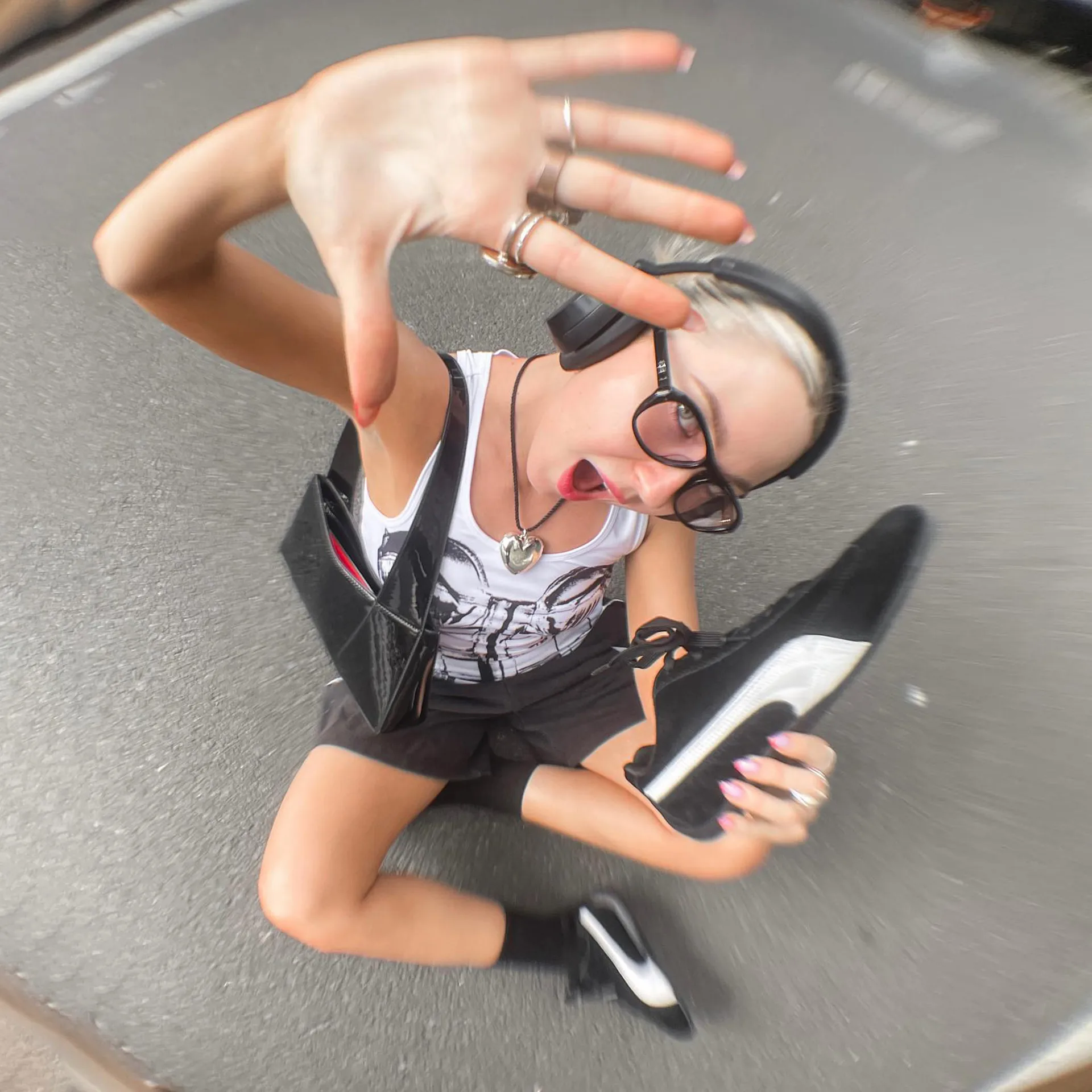A706TP Europe And The United States   Spring New Sleeveless Vest Female Bone Printing Street Hot Girl Fashion All-match display picture 3