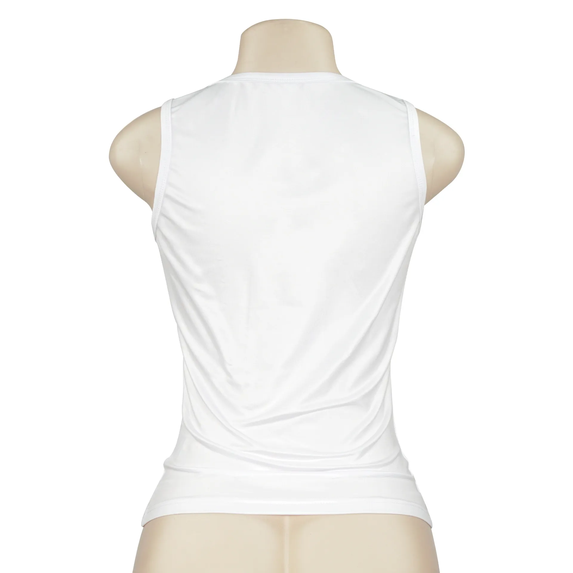 A706TP Europe And The United States   Spring New Sleeveless Vest Female Bone Printing Street Hot Girl Fashion All-match display picture 11