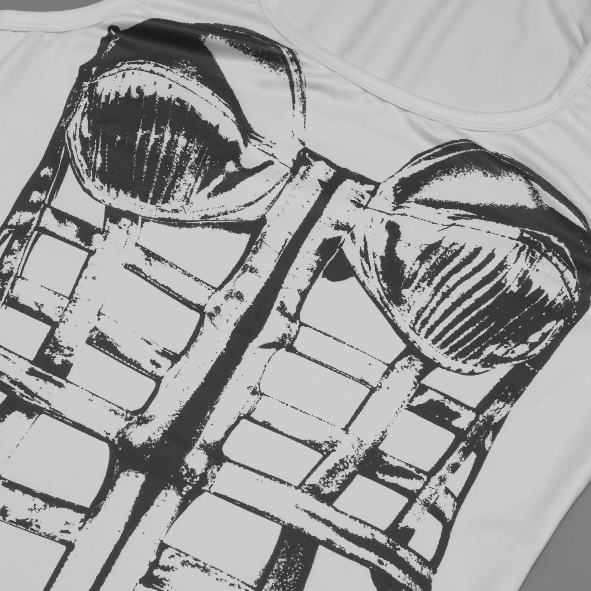 A706TP Europe And The United States   Spring New Sleeveless Vest Female Bone Printing Street Hot Girl Fashion All-match display picture 14