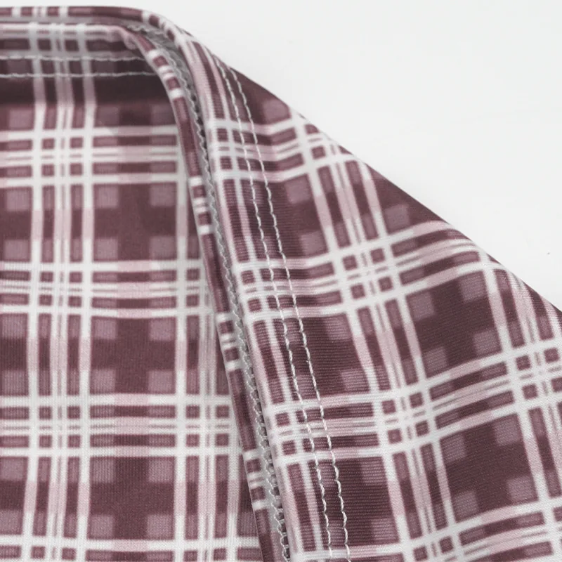 A637ST   Autumn Fashion Vintage Plaid Crewneck Pullover Long Sleeve High Waist Skirt Slim Fit Women's Suit display picture 15