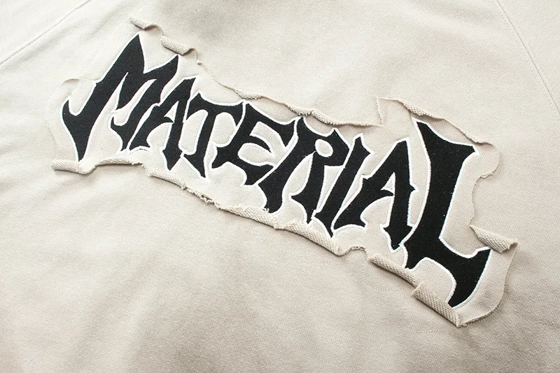 Jiayiku Men's  New Waste Earth Style American Street Fashion Brand Washed Dirty Dye Cloth Embroidered Crewneck Sweater display picture 16