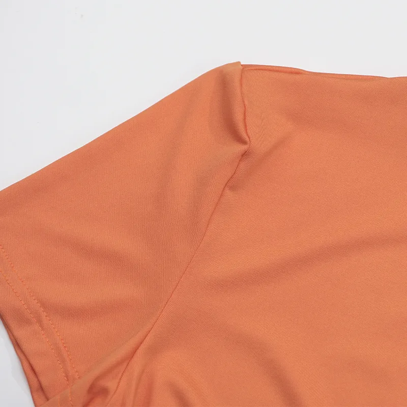 A600ST   Summer New Solid Color Round Neck Short-sleeved T-shirt Top Slim-fit High Waist Trousers Women's Suit display picture 14