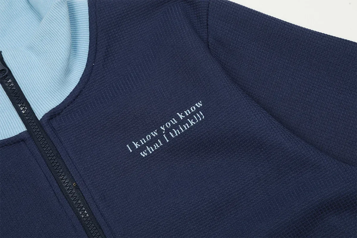 Jiayiku Fashion Brand  Autumn New American Retro Embroidered Contrast Color Stitching Baseball Suit Jacket Short Jacket display picture 10