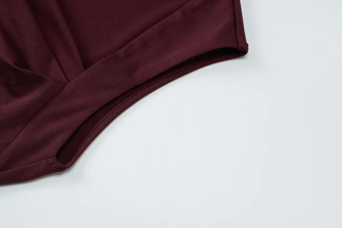 P006DS Europe And The United States  Fashion Temperament Slim Square Collar Sleeveless Waist Slim Hip Dress Dress display picture 28