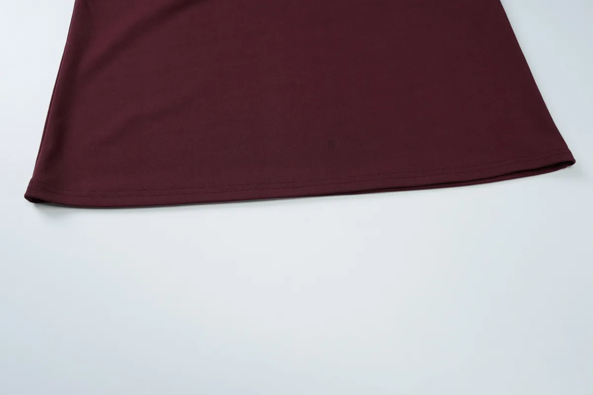 P006DS Europe And The United States  Fashion Temperament Slim Square Collar Sleeveless Waist Slim Hip Dress Dress display picture 31