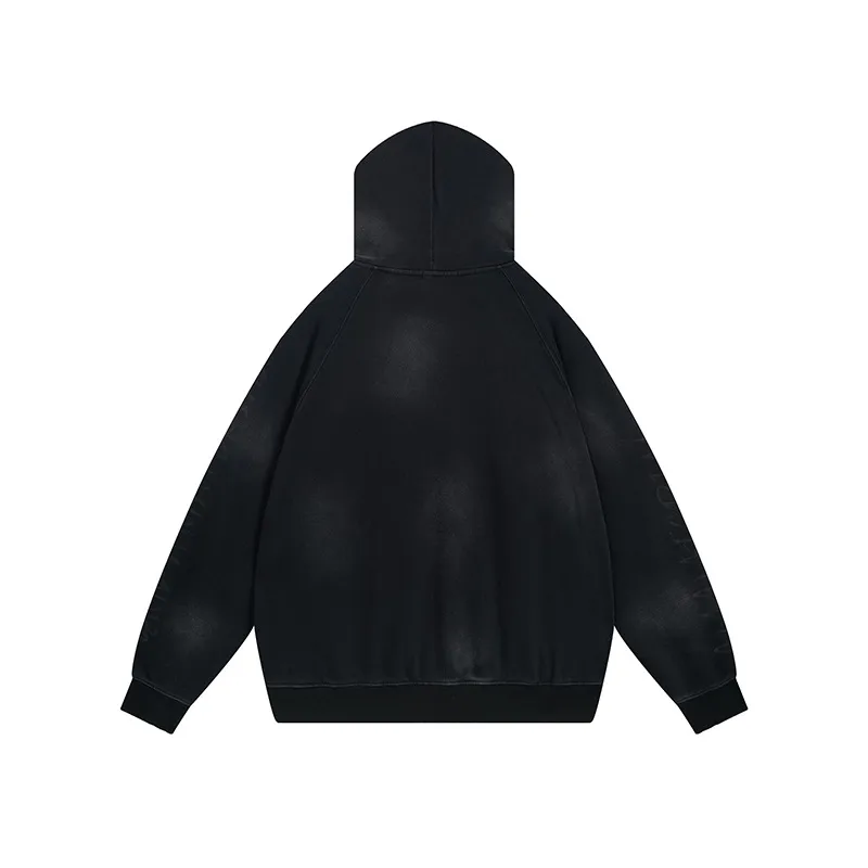 Jiayiku Men's  Waste Earth Style American-style Washed Heavy Hoodie Autumn And Winter New Cloth Embroidered Hooded Sweater display picture 17
