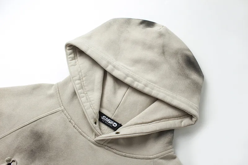 Jiayiku Men's  Waste Earth Style American-style Washed Heavy Hoodie Autumn And Winter New Cloth Embroidered Hooded Sweater display picture 19